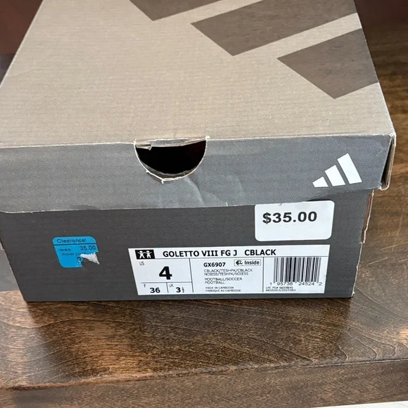 Adidas Goletto Cleats for soccer/football - sz 4 NWT - Picture 4 of 4